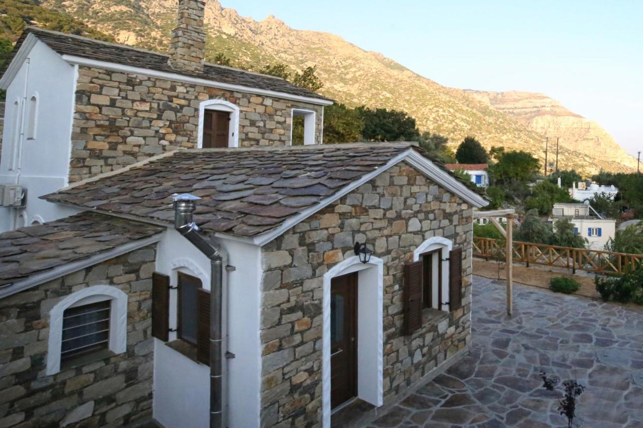 Ικαριων Γη Villa Manganitis Bagian luar foto