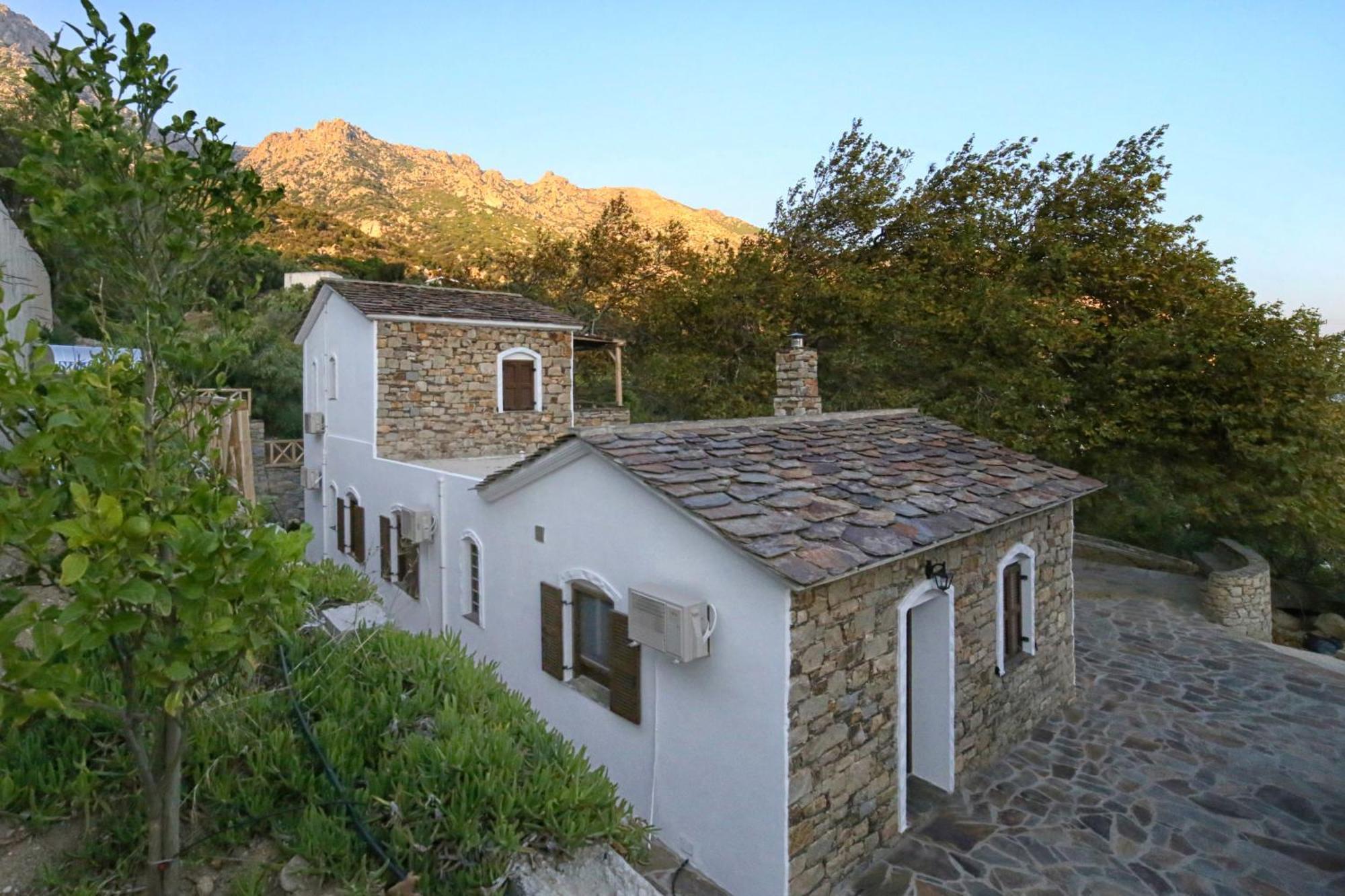 Ικαριων Γη Villa Manganitis Bagian luar foto
